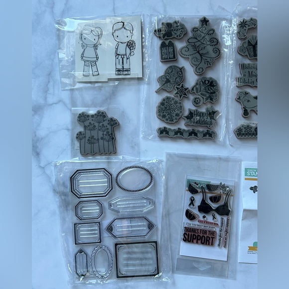 Various Stamps, Die Cut & Glitter Bundle - Picture 2 of 14